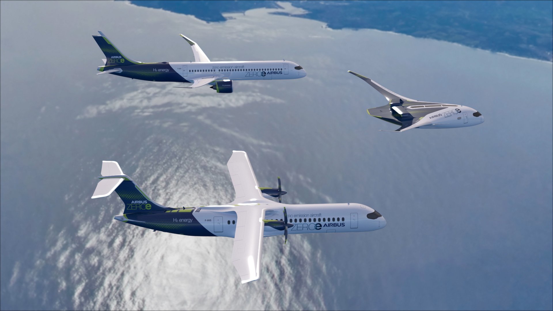 Samolot o napędzie wodorowym Airbus
